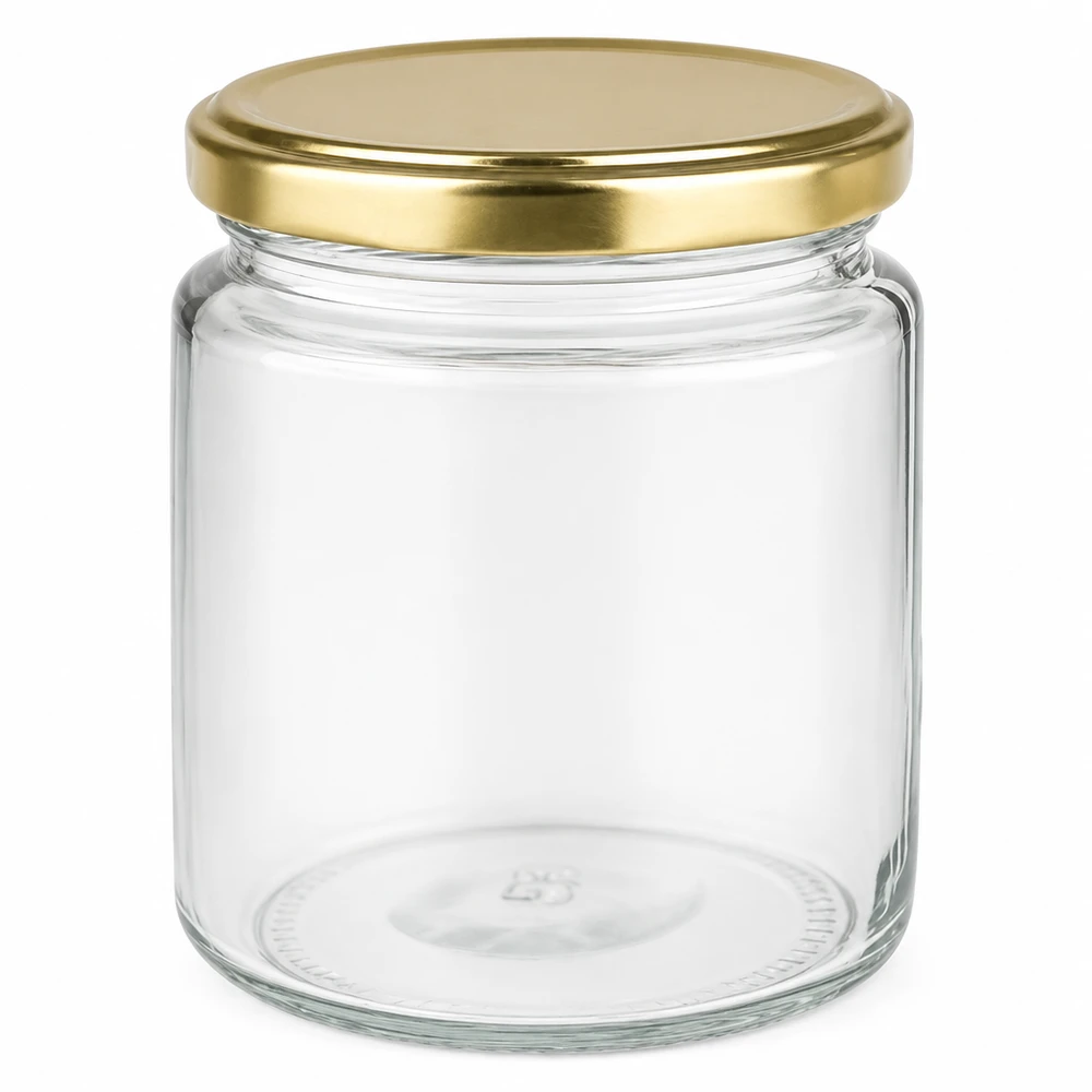 Honingpot 350 g met gouden BasicSeal UNiTWIST-deksel