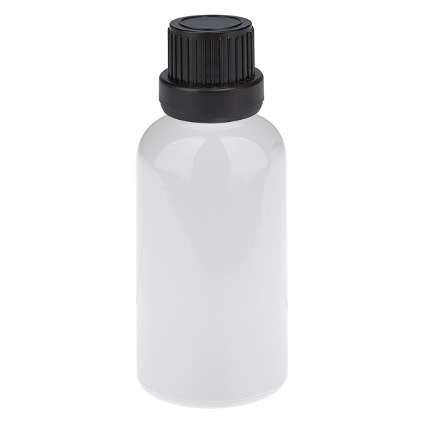 30 ml flesje 11 mm schroefdop zwart verzegelde sluiting WhiteLine UT18/30 30 ml flesje 11 mm schroefdop zwart verzegelde sluiting WhiteLine UT18/30