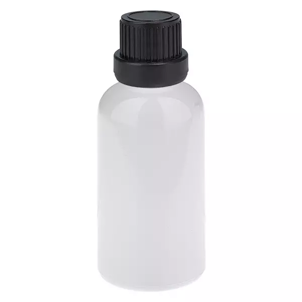 30 ml flesje 11 mm schroefdop zwart verzegelde sluiting WhiteLine UT18/30 30 ml flesje 11 mm schroefdop zwart verzegelde sluiting WhiteLine UT18/30