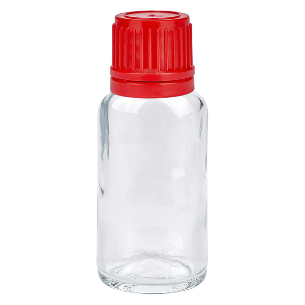 20ml flesje 11mm SV rood OV ClearLine UT18/20 20ml flesje 11mm SV rood OV ClearLine UT18/20