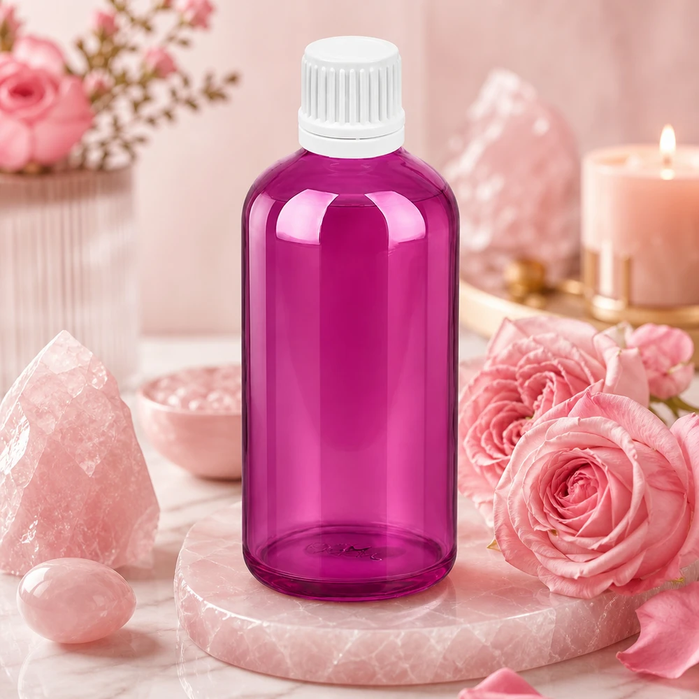 Hygiënische druppelfles 100ml met verzegelde tamper-evident sluiting voor farmaceutische toepassingen