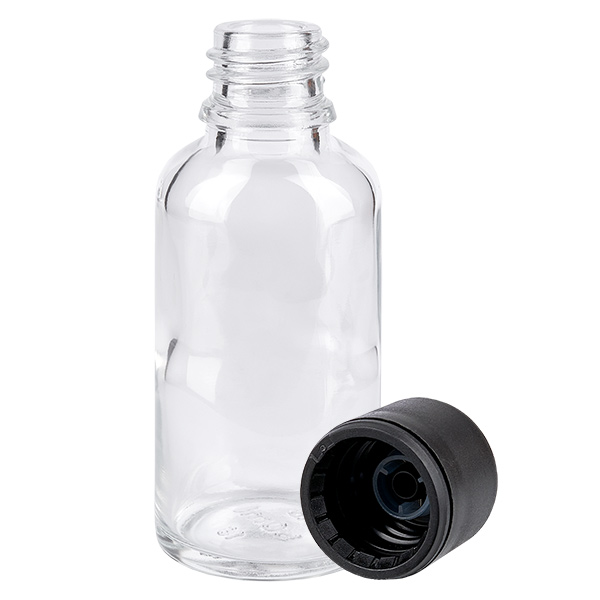 30ml flacon 6mm SV zwart STD ClearLine UT18/30 30ml flacon 6mm SV zwart STD ClearLine UT18/30