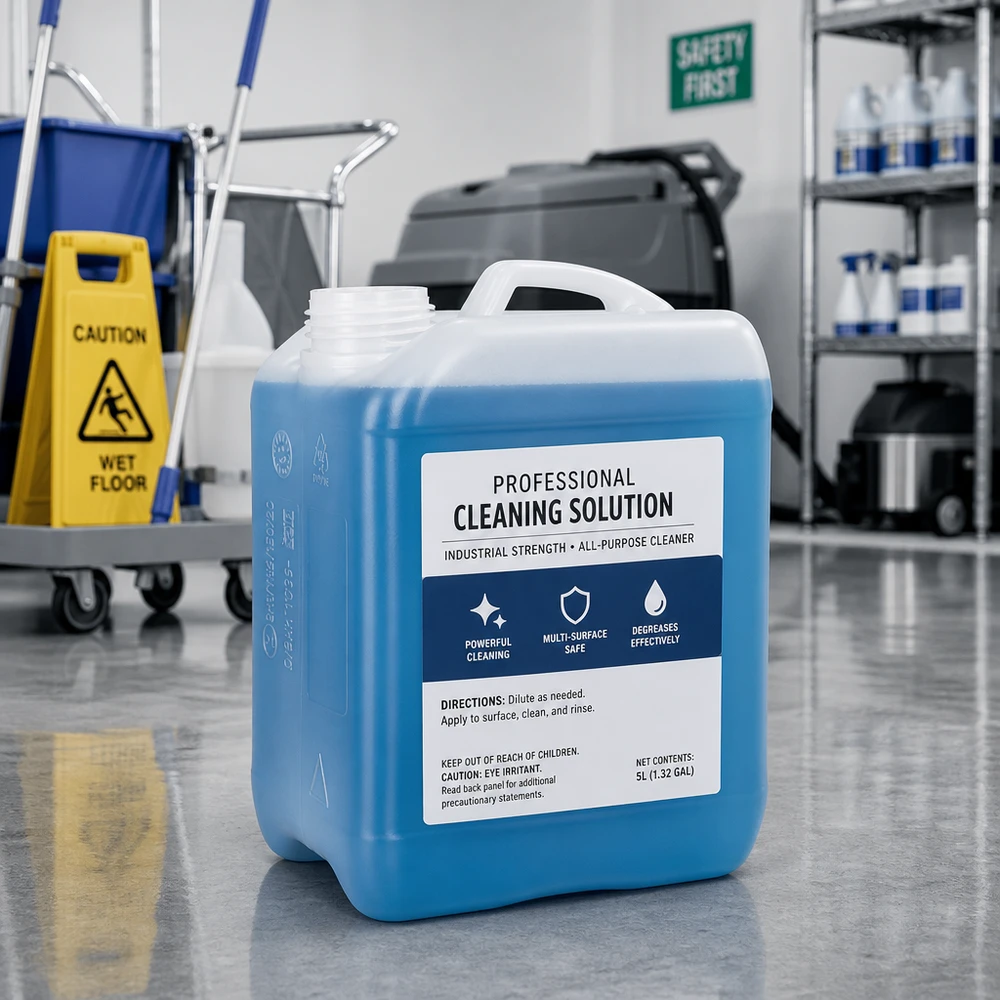 2,5l jerrycan, UN-toelating, zonder schroefsluiting Canister van 2,5 liter zonder dop, met geïntegreerd handvat, geschikt voor chemicaliën