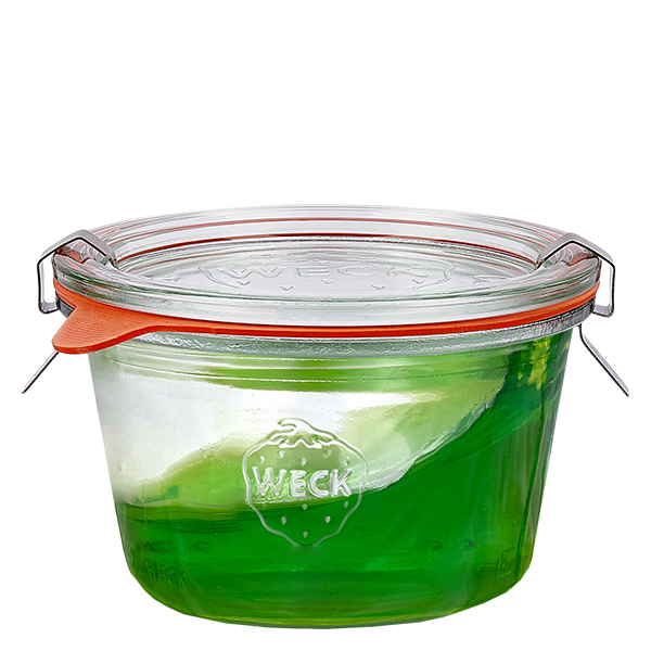 Set van 24 Weck-potten 370 ml bekers met 24 glazen deksels Set van 24 Weck-potten 370 ml bekers met 24 glazen deksels