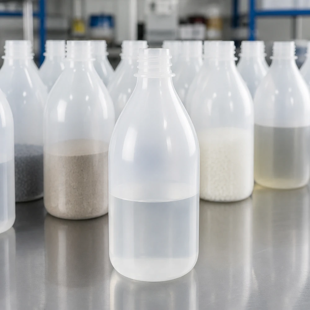 Nauwe hals laboratoriumfles 100ml zonder sluiting Flesjes met smalle hals van 100 ml met schroefdraad, zonder dop, voor de opslag van laboratoriumchemicaliën