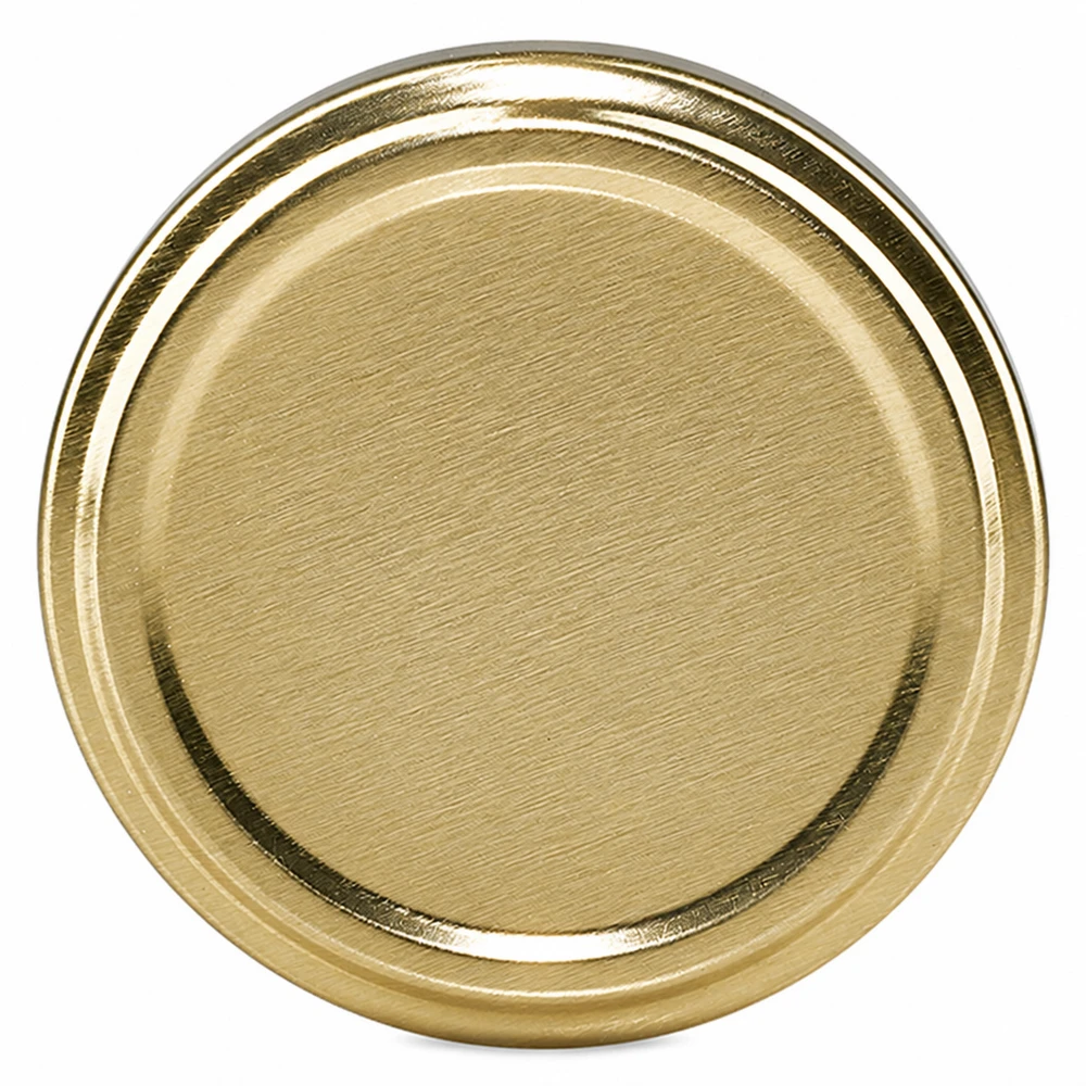 UNiTWIST TO66 goud, BioSeal, BPA-NI, unitemp Gouden TO66-schroefdeksel UNiTWIST BPA-NI unitemp voor conservenpotten