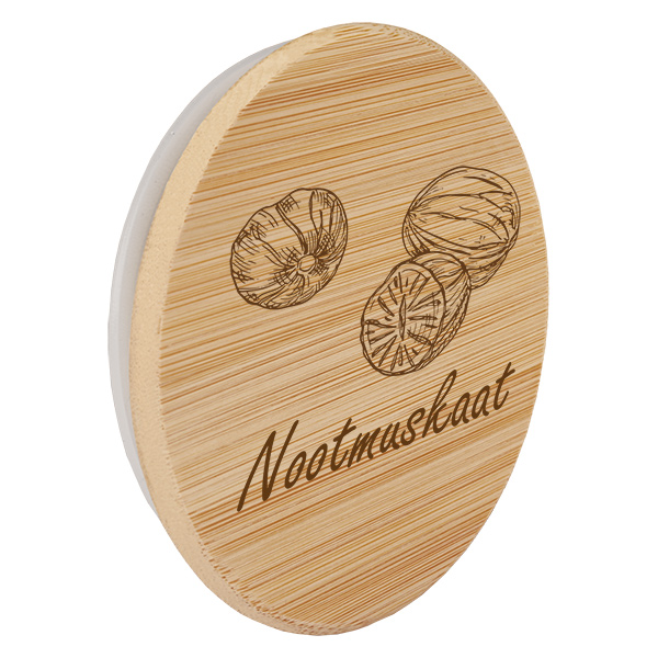 Houten deksel "Nootmuskaat" voor WECK RR60