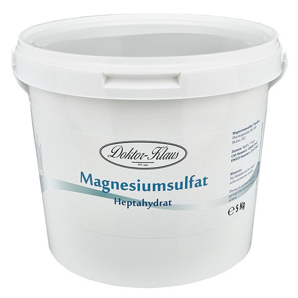 5 kg Doktor-Klaus magnesiumsulfaat 7-hydraat 5 kg Doktor-Klaus magnesiumsulfaat 7-hydraat