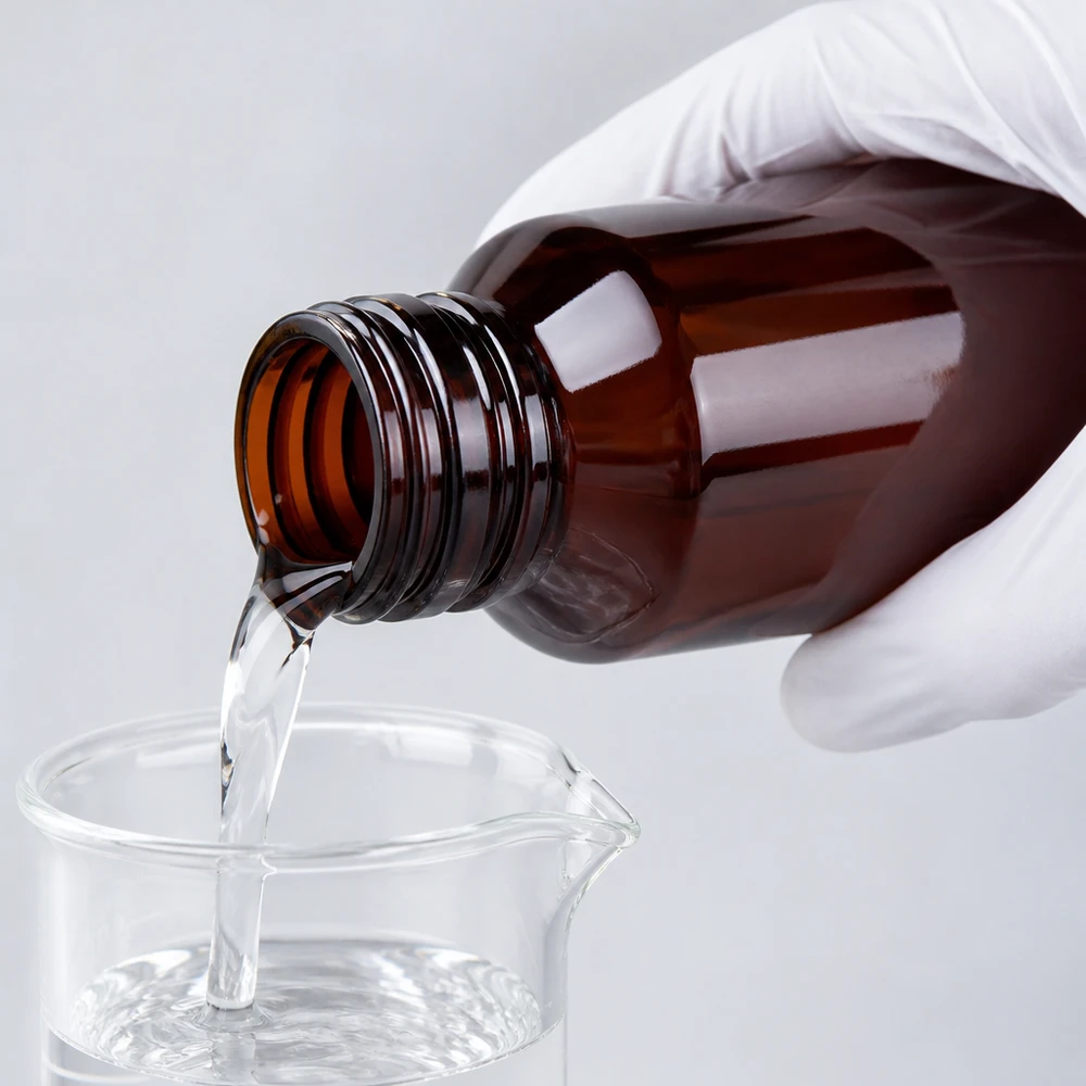 PET-flesje van 50 ml met brede PP28-schroefdraad zonder dop, voor professioneel laboratoriumgebruik