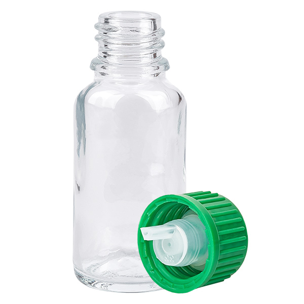 20ml Druppelflesje 0.8mm groen STD ClearLine UT18/20 20ml Druppelflesje 0.8mm groen STD ClearLine UT18/20