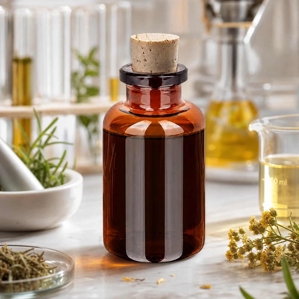 Injectiefles bruin glas 20ml met kurk 11/14mm Handliche Braunglasflasche 20ml Korkenverschluss 11/14mm ideal für Aromatherapie