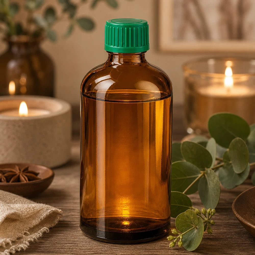Veelzijdig 100ml amberkleurig glazen flesje voor natuurlijke cosmetische tincturen en homeopathische middelen