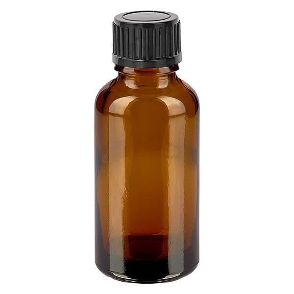 30ml fles 11mm SV zwart STD BrownLine UT18/30