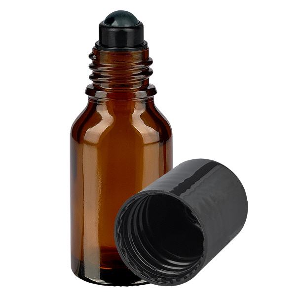 Glas deostick fles bruin 15ml, lege deo roller (Roll On) Glas deostick fles bruin 15ml, lege deo roller (Roll On)