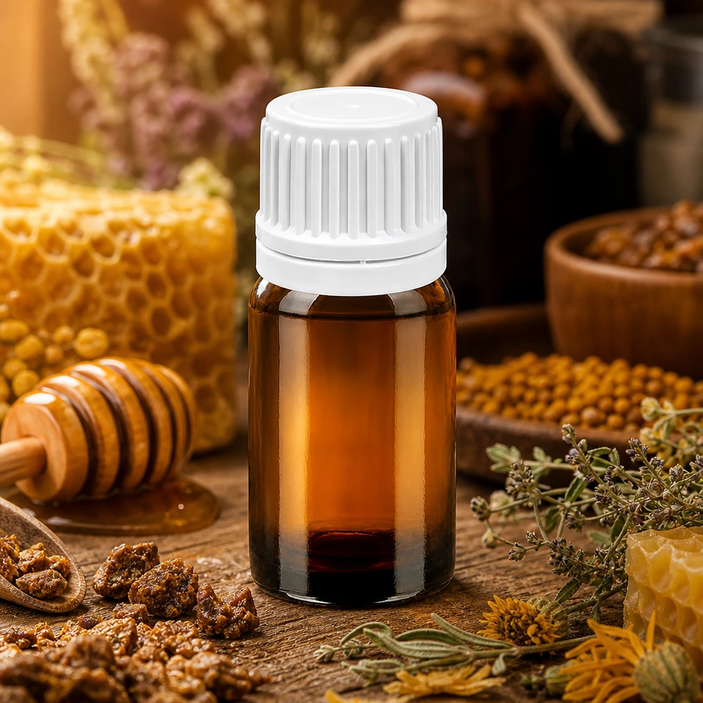 5ml flesje 11mm SV wit OV BrownLine UT18/5 Amberkleurig glazen flesje van 5 ml van hoge kwaliteit met lichtbescherming en witte dop voor UV-gevoelige stoffen