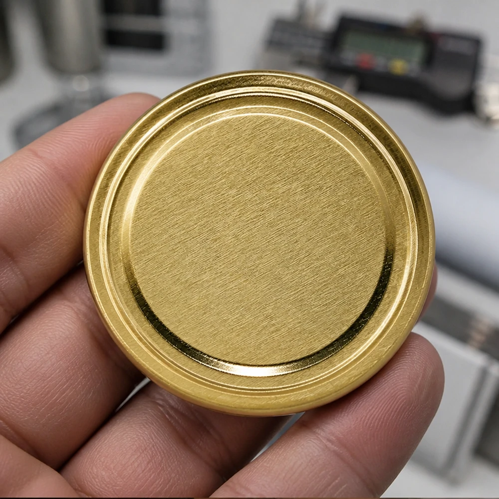 UniTwist BasicSeal TO63 metalen deksel 63 mm goudkleurig, geschikt voor levensmiddelen, inmaakpot