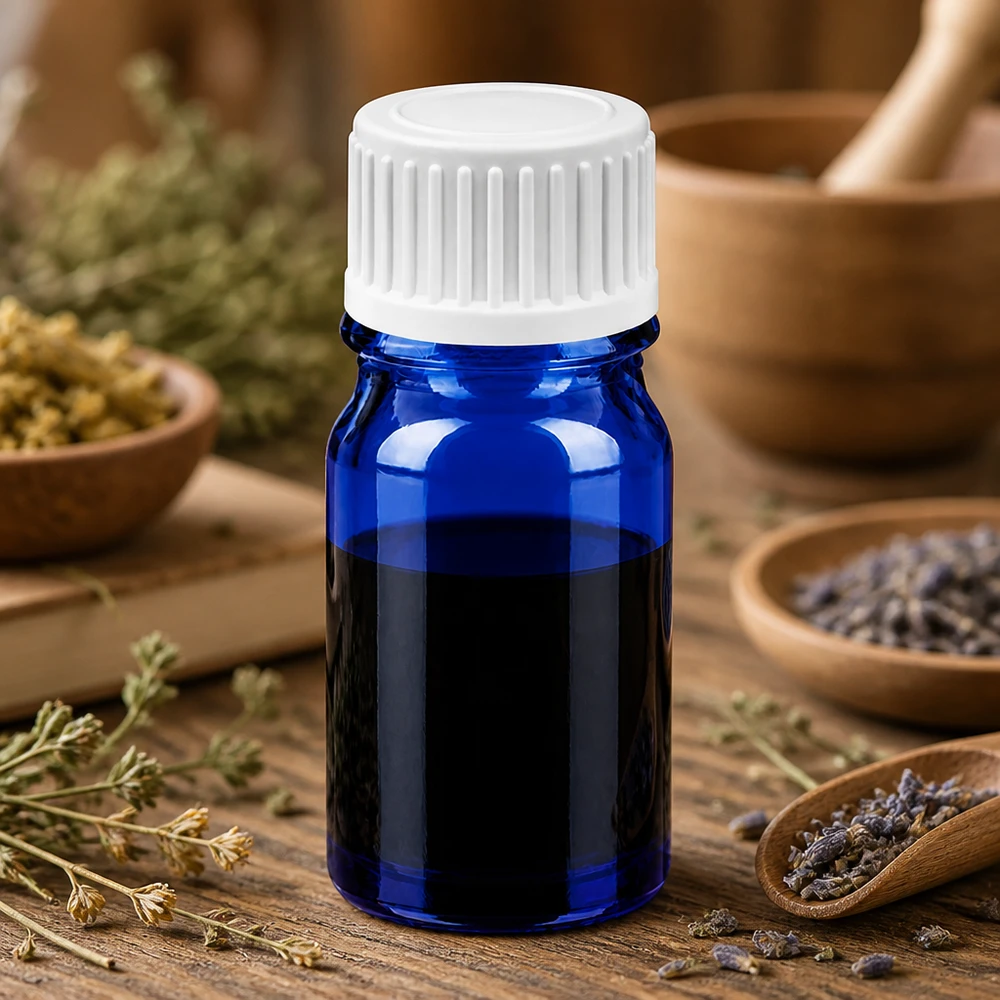 5ml Druppelflesje 0.9mm wit STD BlueLine UT18/5 Praktisch glazen flesje van 5 ml met nauwkeurige dosering, ideaal voor doe-het-zelfcosmeticaproductie