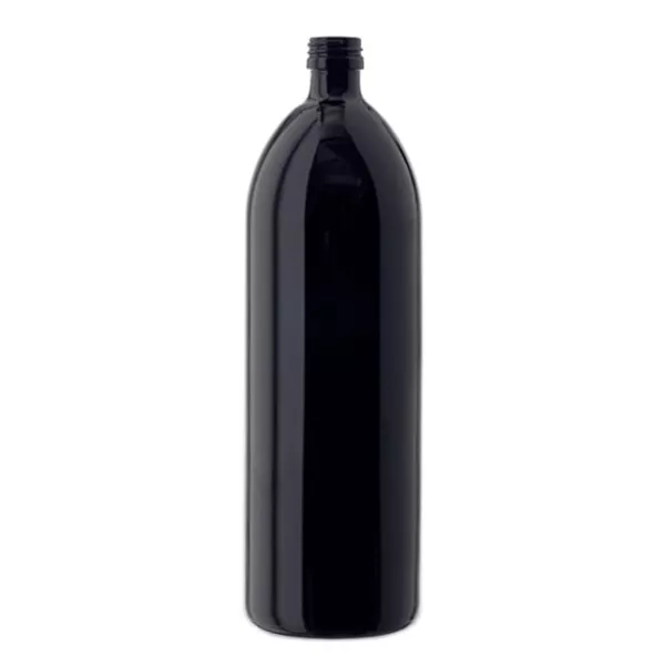 Waterfles violet glas 1000 ml rond, DIN PP28STD Waterfles violet glas 1000 ml rond, DIN PP28STD