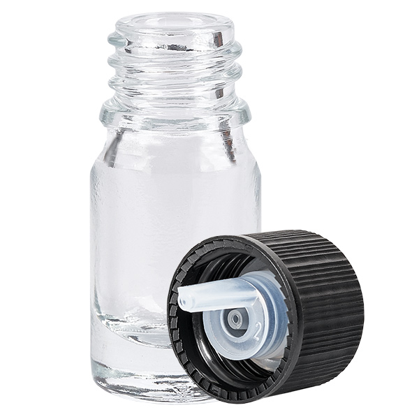 5ml druppelflesje 1mm zwart STD ClearLine UT18/5 5ml druppelflesje 1mm zwart STD ClearLine UT18/5