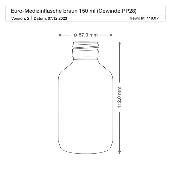 150ml medicijnfles bruin, met dispenserpomp zwart ApoGl 150ml medicijnfles bruin, met dispenserpomp zwart ApoGl
