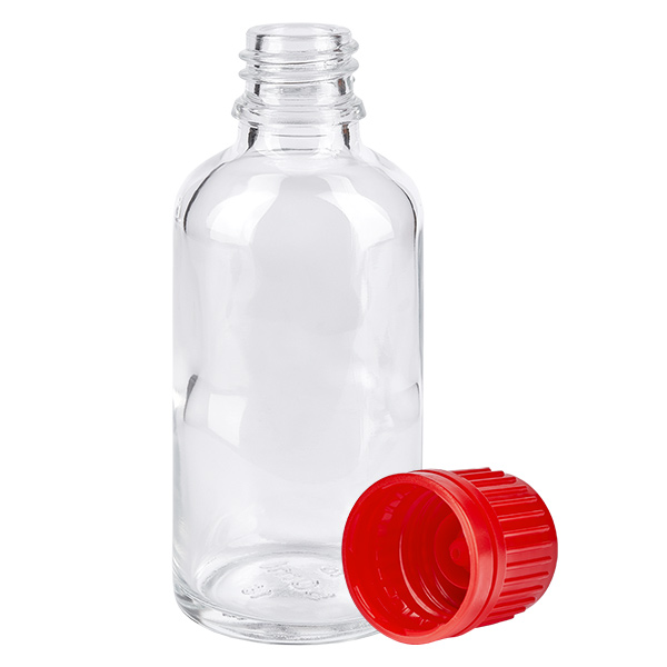 50ml fles 11mm SV rood OV ClearLine UT18/50 50ml fles 11mm SV rood OV ClearLine UT18/50