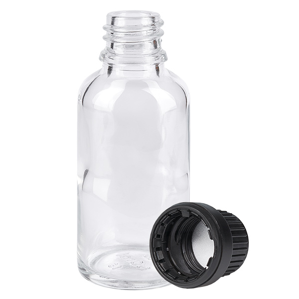 30ml flesje 11mm SV zwart OV ClearLine UT18/30 30ml flesje 11mm SV zwart OV ClearLine UT18/30