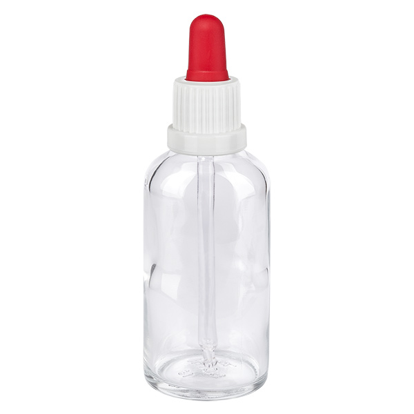 50ml pipetfles wit/rood OV ClearL. UT18/50 50ml pipetfles wit/rood OV ClearL. UT18/50