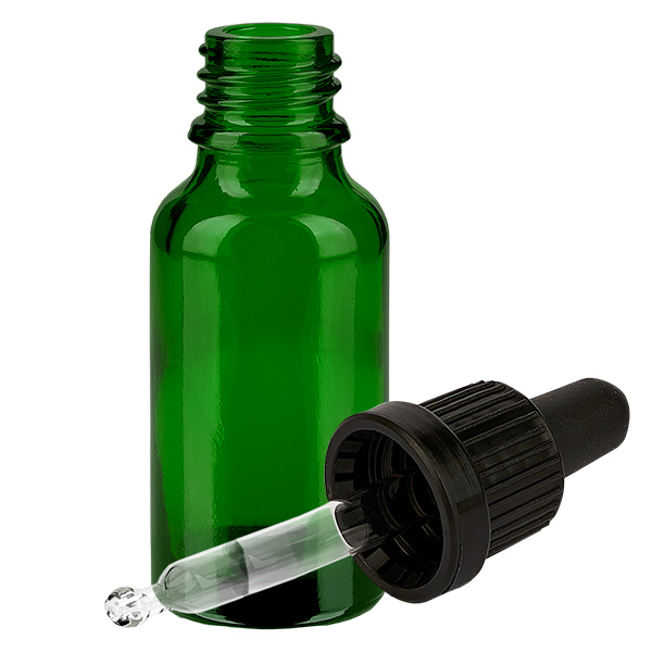 20ml pipetfles zwart OV GreenLine UT18/20 20ml pipetfles zwart OV GreenLine UT18/20