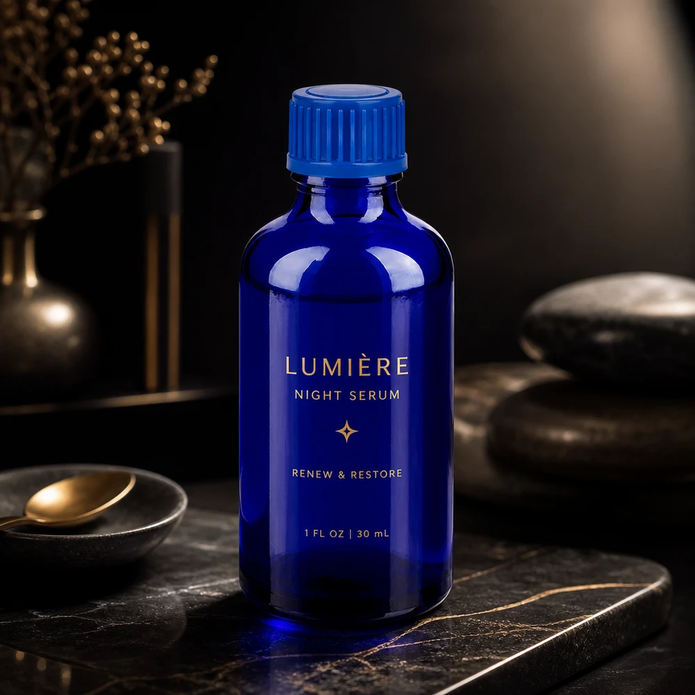 50 ml glazen BlueLine fles met druppeltuit, perfect voor gedoseerde toepassingen