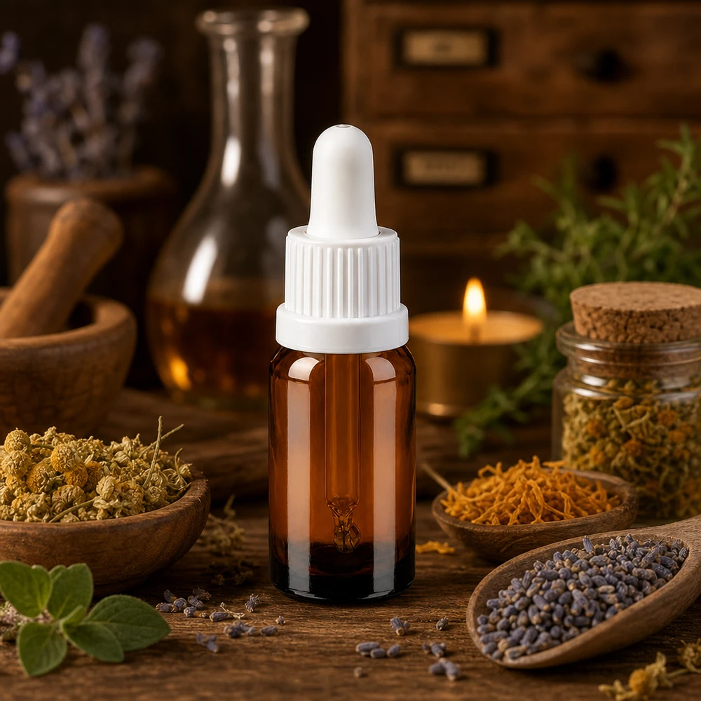10ml BrownLine pipetfles met witte OV-dop voor medische toepassingen