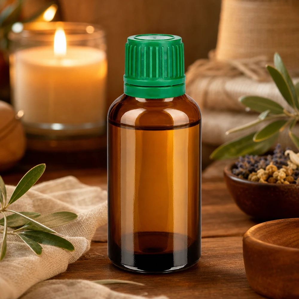 30ml fles 11mm SV groen OV BrownLine UT18/30 Veelzijdige 30ml BrownLine glazen fles voor laboratorium en cosmetica met praktische groene dop