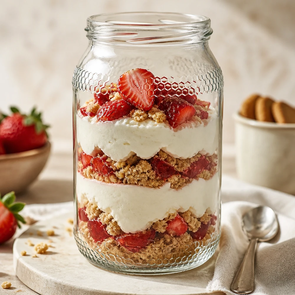 UNiTWIST 900 ml multifunctionele glazen schaal TO82 zonder deksel, ideaal voor gelaagde desserts