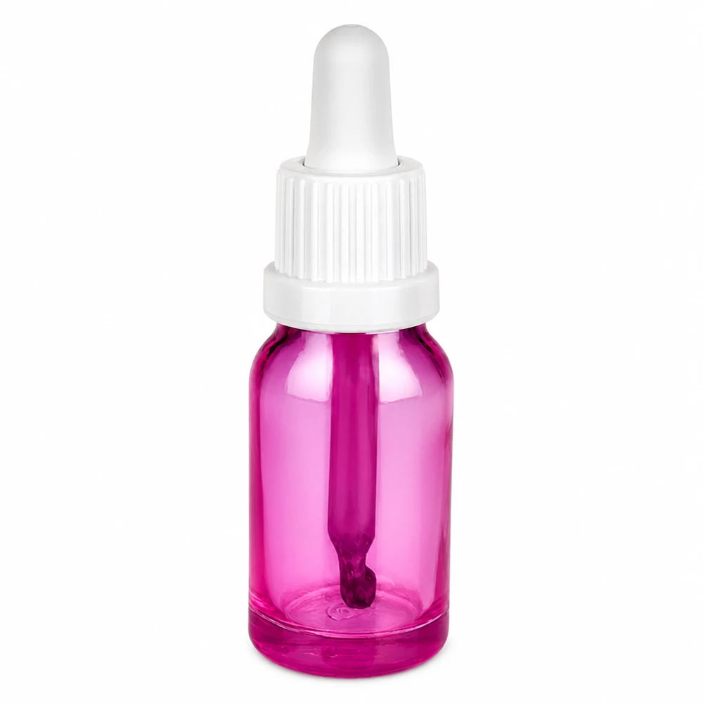 10 ml pipetfles PurpleLine paars glas, ideaal voor serums en essences