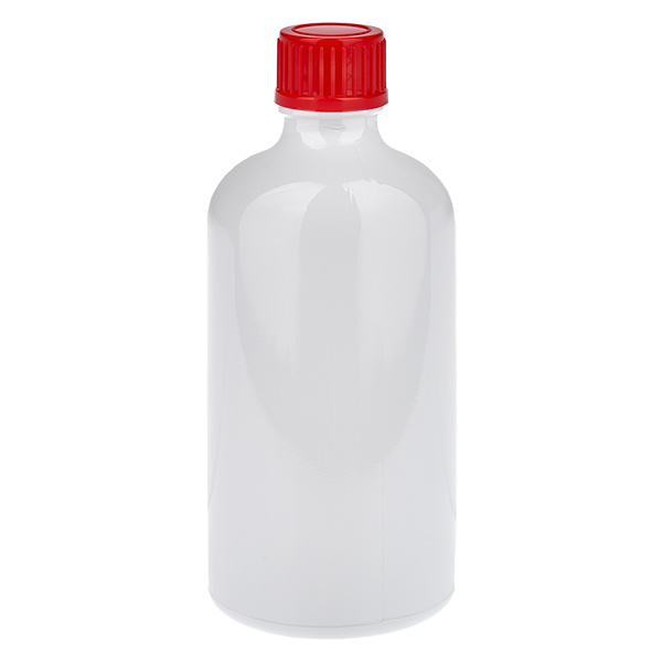 100 ml fles 11 mm schroefdop rood standaard WhiteLine UT18/100 100 ml fles 11 mm schroefdop rood standaard WhiteLine UT18/100