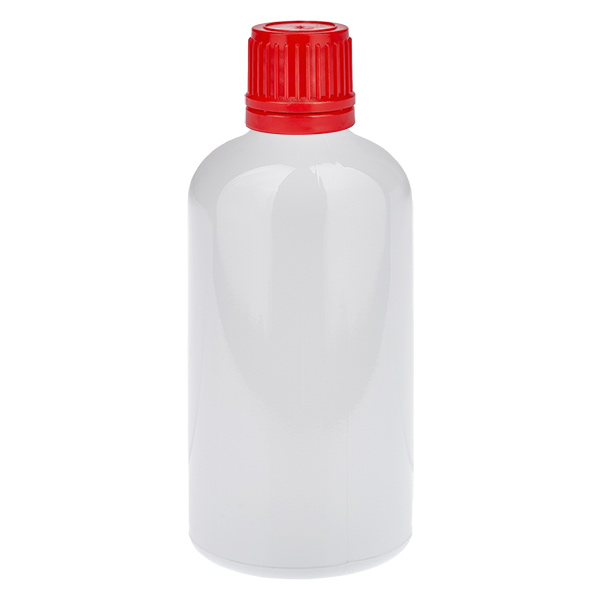 100 ml fles 11 mm schroefdop rood originele sluiting WhiteLine UT18/100