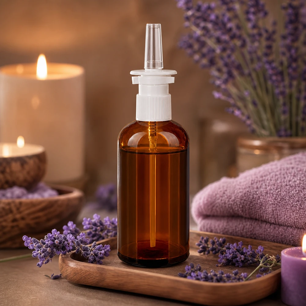 UV-bestendige bruine spuitfles van 100 ml met ergonomisch ontwerp voor eenvoudig gebruik