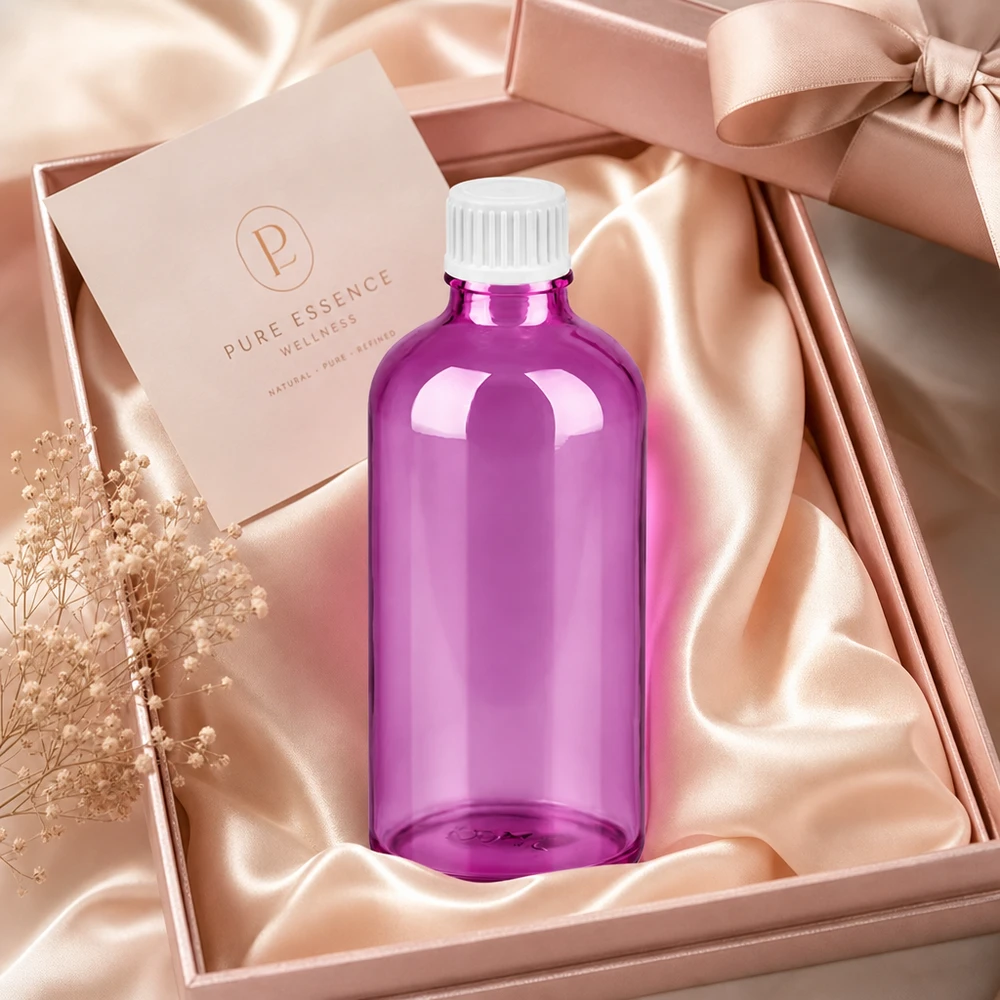 100ml druppelfles 0.9mm wit standaard PurpleLine UT18/100 Professionele doseerfles van 100 ml met ultrafijne druppelaar van 0,9 mm voor nauwkeurig doseren