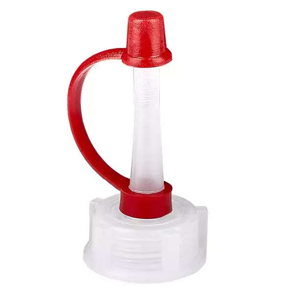 Druppelsluiting voor 10 - 30 ml laboratoriumfles met nauwe hals