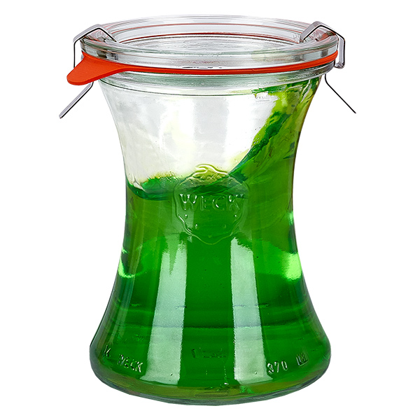 Set van 24 Weck potten 700 ml delicatessenpot met glazen deksel Set van 24 Weck potten 700 ml delicatessenpot met glazen deksel