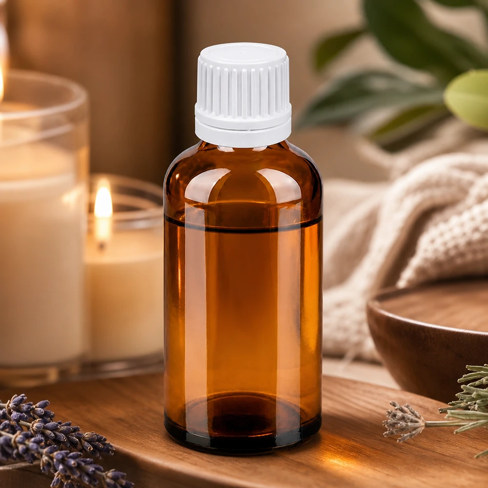 Veelzijdige 50ml druppelfles voor cosmetica, farmaceutica en doe-het-zelf mengsels met 0,7mm opening