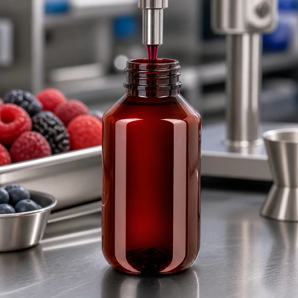 50 ml PET medicijnfles met verstuiver zwart GCMI 28/410 incl. dop transparant, standaard Lichtbestendige PET-fles van 100 ml voor het afvullen van vruchtensap in professionele productieomgevingen