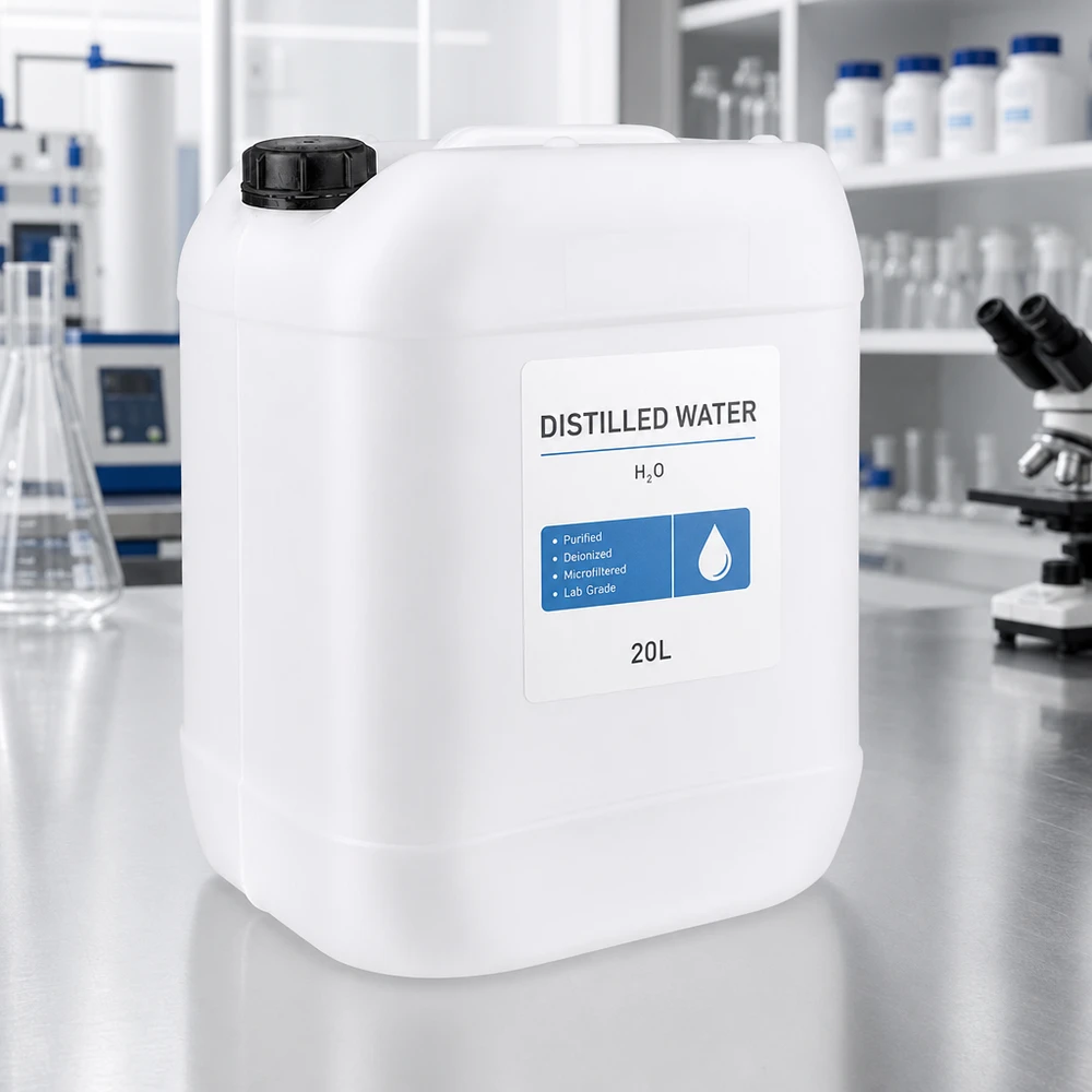 20l jerrycan, UN-toelating, met schroefsluiting Rechthoekige jerrycan van 20 liter, gemaakt van HDPE-kunststof, met kindveilige schroefdop