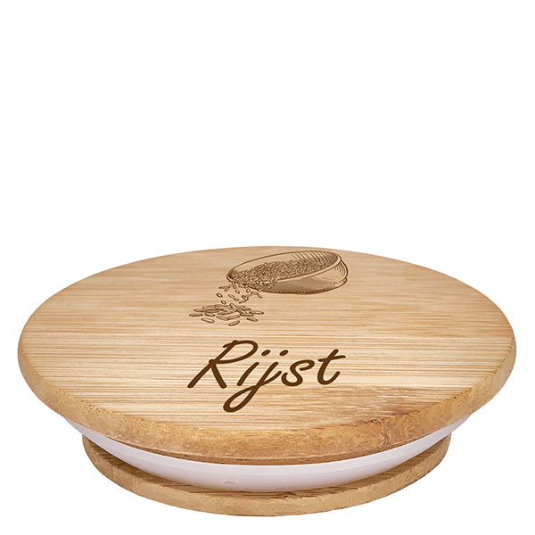 Houten deksel "Rijst" voor WECK RR100 Houten deksel "Rijst" voor WECK RR100