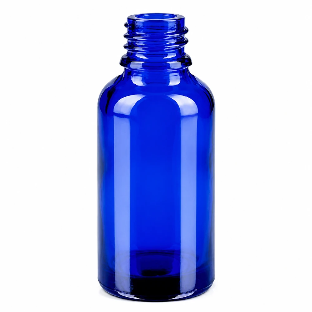30 ml glazen fles met slanke vorm en praktische 11 mm sluiting