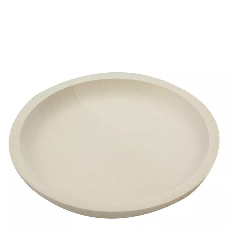Houten bord groot Ø 18cm (esdoorn massief)