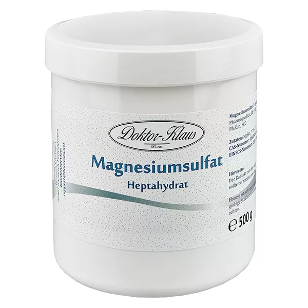 500 g Doktor-Klaus magnesiumsulfaat 7-hydraat 500 g Doktor-Klaus magnesiumsulfaat 7-hydraat