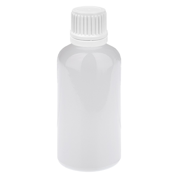50 ml druppelflesje 0,7 mm wit originele sluiting WhiteLine UT18/50 50 ml druppelflesje 0,7 mm wit originele sluiting WhiteLine UT18/50