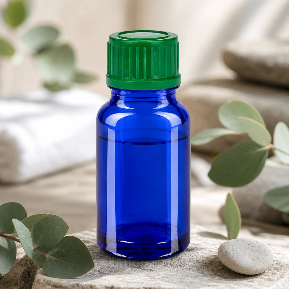 Handig 10ml flesje 11mm SV groen STD BlueLine UT18/10 perfect voor op reis