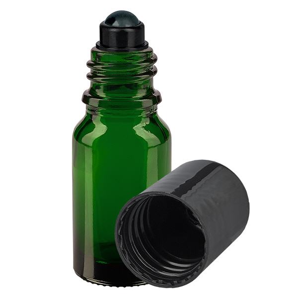 Glas deostick fles groen 10ml, lege deo roller (Roll On) Glas deostick fles groen 10ml, lege deo roller (Roll On)
