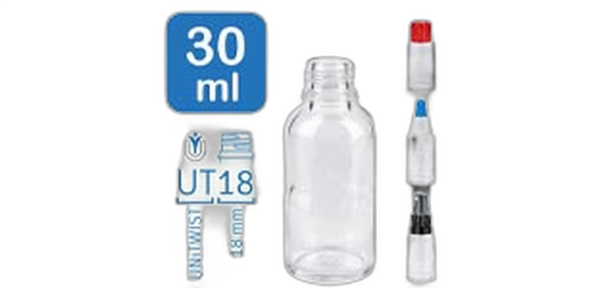 30ml ClearLine-apothekersflesjes UT18